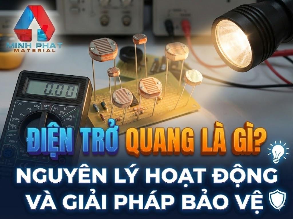 Điện trở quang là gì? nguyên lý hoạt động và giải pháp bảo vệ